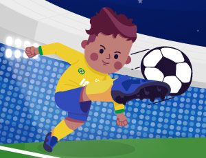 Jogo Futebol Estilo Bate Falta Brinquedos Antigos Copa Do Brasil