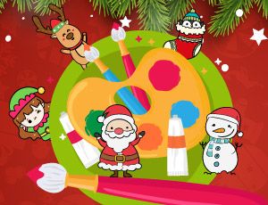 FREE! - Desenho de Árvore de Natal – Atividade de Colorir